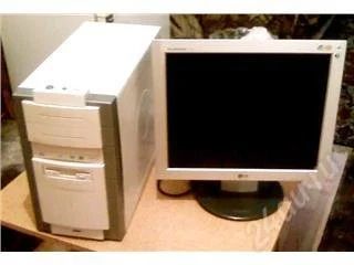 Лот: 107685. Фото: 1. Системник + монитор ( хороШий... Компьютеры в сборе