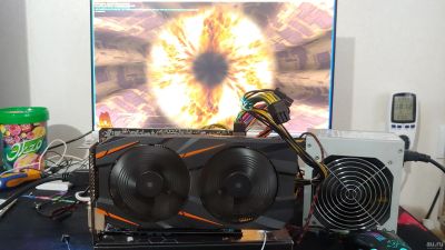 Лот: 16849291. Фото: 1. Видеокарта gigabyte gtx 1060 3gb. Видеокарты