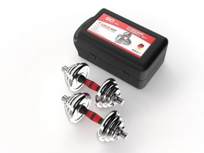 Лот: 22366465. Фото: 1. Набор гантелей UnixFit в кейсе... Гантели