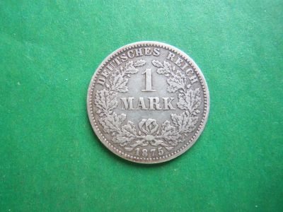 Лот: 21730849. Фото: 1. Германия 1 марка 1875 г.,серебро... Германия и Австрия
