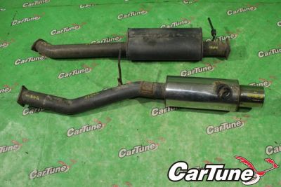 Лот: 10599884. Фото: 1. глушитель R- toyota mark ii JZX90... Двигатель и элементы двигателя