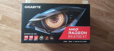 Лот: 19334375. Фото: 1. Новая Видеокарта gigabyte Radeon... Видеокарты