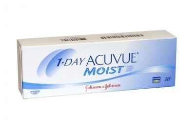 Лот: 9300987. Фото: 1. Линзы однодневные Acuvue Moist. Контактные линзы