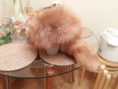 Лот: 6294148. Фото: 1. Шапка ушанка малахай из меха лисы... Головные уборы