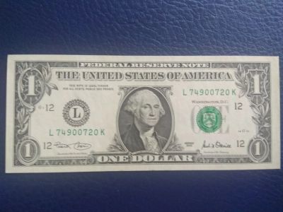 Лот: 18666484. Фото: 1. США 1 доллар 2001-L UNC. Америка