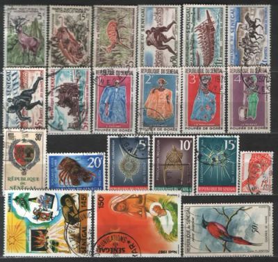 Лот: 25783112. Фото: 1. Сенегал 1960-87_003. Марки
