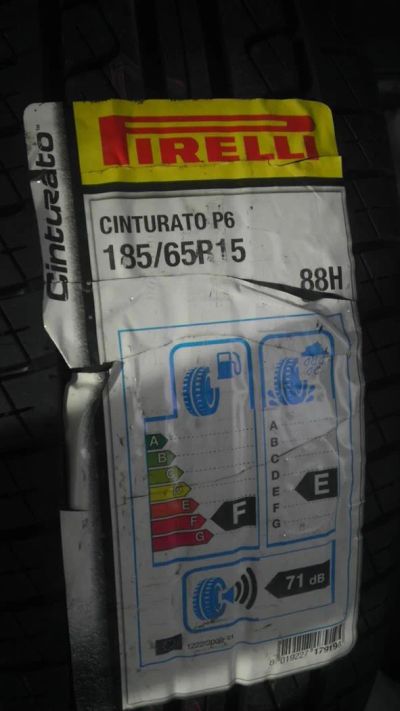Лот: 3954999. Фото: 1. Pirelli Cinturato P6 новые в упаковке... Шины