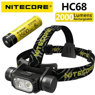 Лот: 19939976. Фото: 1. Налобный фонарь Nitecore HC68... Фонарики