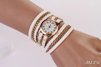 Лот: 9442620. Фото: 1. Часы браслет женские белые. Новые. Другие наручные часы
