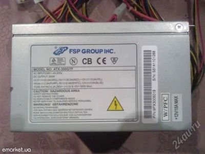 Лот: 1601865. Фото: 1. БП FSP 300 Wt. Корпуса, блоки питания