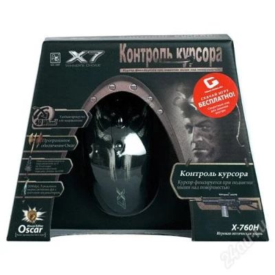 Лот: 1866109. Фото: 1. Мышь A4TECH X7 X-760H игровая. Клавиатуры и мыши