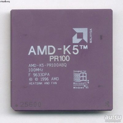 Лот: 18006670. Фото: 1. Раритетный процессор AMD-K5 PR100... Процессоры