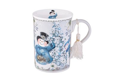 Лот: 24634956. Фото: 1. Кружка Lefard Christmas. Кружки, стаканы, бокалы