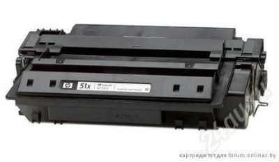 Лот: 327783. Фото: 1. картридж hp Q7551X (однопроходной... Картриджи, расходные материалы