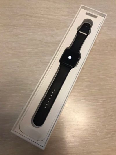 Лот: 12773040. Фото: 1. Apple watch series 3 42mm полный... Смарт-часы, фитнес-браслеты, аксессуары