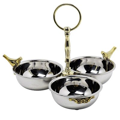 Лот: 24939057. Фото: 1. Менажница Garda Decor 21x17см. Предметы сервировки