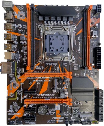 Лот: 20923980. Фото: 1. Материнская плата X99_Turbo V1... Материнские платы