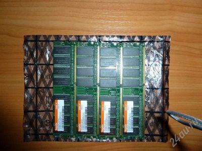 Лот: 670699. Фото: 1. Продам 4 планки памяти Hynix 512MB... Оперативная память
