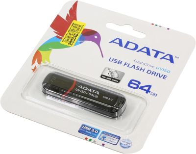 Лот: 6583334. Фото: 1. Флешка USB 64 ГБ A-DATA DashDrive... USB-флеш карты