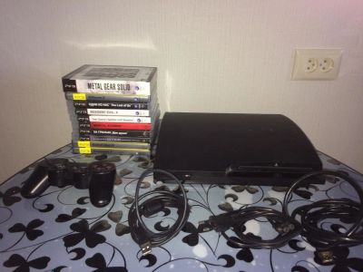 Лот: 10195214. Фото: 1. ps3 slim +диски. Игровые приставки, консоли