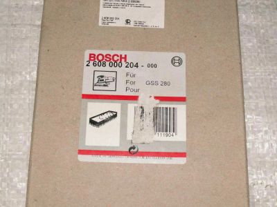 Лот: 6774051. Фото: 1. Шлифпластина BOSCH для виброшлифмашин... Запчасти