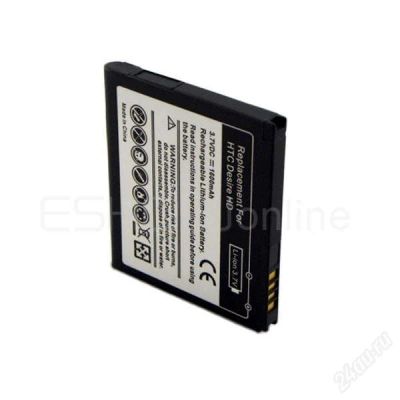 Лот: 1185171. Фото: 1. Батарея для HTC Desire HD 1600mAh... Аккумуляторы