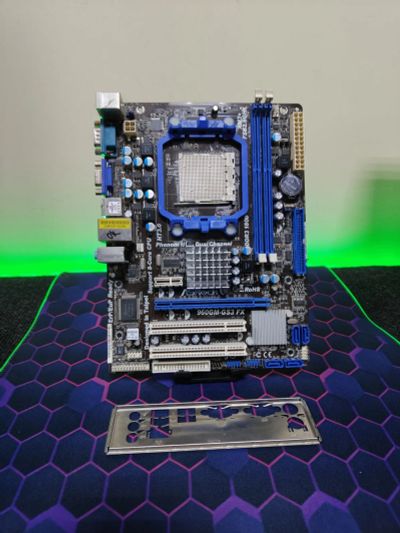 Лот: 24790608. Фото: 1. Мат. плата ASRock 960GM-GS3 FX... Материнские платы