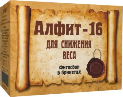 Лот: 20992610. Фото: 1. Алфит - 16 Для снижения веса... Народная медицина, БАДы