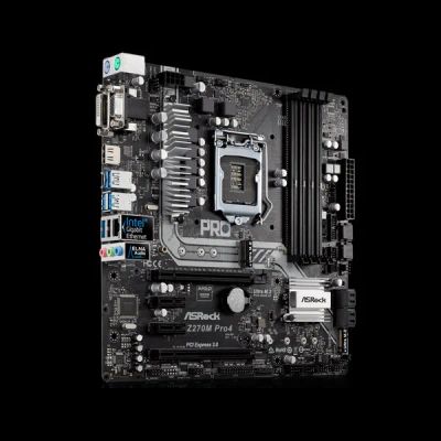Лот: 11391689. Фото: 1. ASRock Z270M-PRO4 (LGA 1151 3... Материнские платы