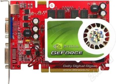 Лот: 262892. Фото: 1. Nvidia GeForce 7300GT PCI-E 256mb. Видеокарты