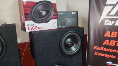 Лот: 20341705. Фото: 1. Сабвуфер Pioneer с усилителем. Сабвуферы