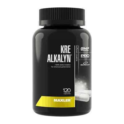 Лот: 25549588. Фото: 1. Maxler Kre-Alkalyn Креатин капсулы... Лекарства