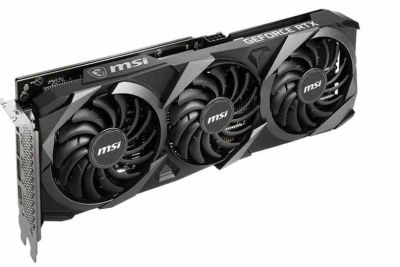 Лот: 19942822. Фото: 1. MSI GeForce RTX3060Ti Ventus 3X... Видеокарты