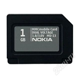 Лот: 1507580. Фото: 1. MMC 1 gb (mobile card) Nokia. Карты памяти