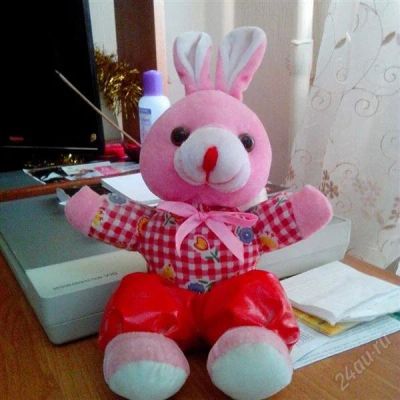 Лот: 2613341. Фото: 1. Мягкая игрушка Заяц. Мягкие