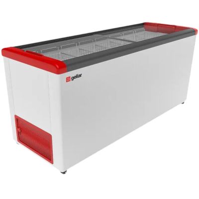 Лот: 24446062. Фото: 1. Холодильник Gellar FG 600 C Red. Холодильники, морозильные камеры