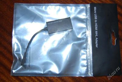 Лот: 1573000. Фото: 1. Micro USB to HDMI адаптер. Дата-кабели, переходники