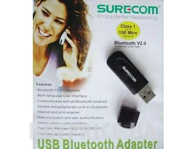 Лот: 3166326. Фото: 1. Bluetooth USB адаптер Surecom... WiFi, Bluetooth адаптеры