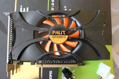 Лот: 6078263. Фото: 1. Geforce GTX 550 TI 1GB PALIT. Видеокарты