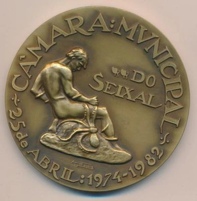 Лот: 6932876. Фото: 1. Португалия 1982 г Медаль Vila... Сувенирные