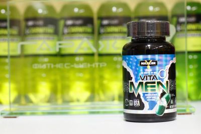 Лот: 6055344. Фото: 1. Витамины VitaMen 90 tab (Maxler... Спортивное питание, витамины