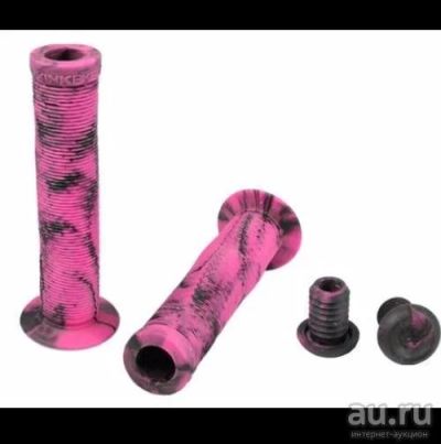 Лот: 8183775. Фото: 1. Грипсы KINK Alpha pink-black... Запчасти