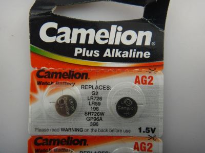 Лот: 10329300. Фото: 1. Батарейка Camelion AG2 1,5V Новая... Батарейки, аккумуляторы, элементы питания