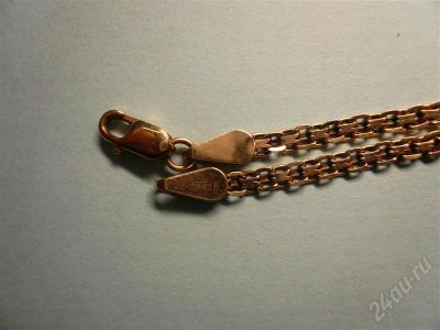 Лот: 621466. Фото: 1. Цепь золотая 585 проба, длина... Цепочки