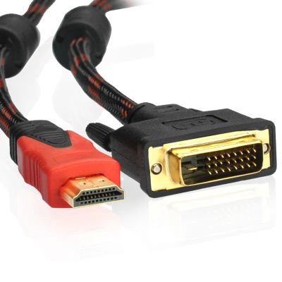 Лот: 10380137. Фото: 1. Качественный кабель HDMI - DVI... Шнуры, кабели, разъёмы