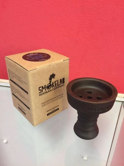 Лот: 12206906. Фото: 1. Чаша Smokelab "Evil Black Mini... Аксессуары и запчасти для кальянов
