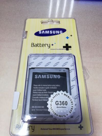 Лот: 16922310. Фото: 1. Z676. АКБ Samsung G360, G360H... Аккумуляторы