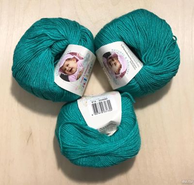 Лот: 18112479. Фото: 1. Пряжа ALIZE Baby wool, Шерсть-40... Ткани, нитки, пряжа