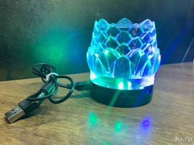 Лот: 14284197. Фото: 1. Колонка USB, Micro SD, светящаяся. Портативные, беспроводные колонки
