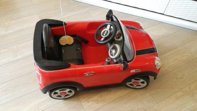 Лот: 9924691. Фото: 1. GEOBY Электромобиль mini cooper... Детские электромобили